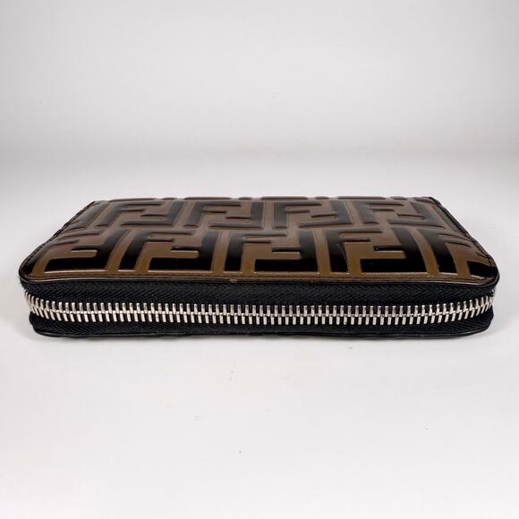 Fendi Monogram FF Leather Zip Around Wallet - Picture 7 of 11